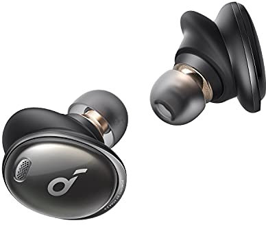 Soundcore Auricolari con cancellazione del Rumore Liberty 3 PRO di Anker, Auricolari True Wireless con ACAA 2.0, HearID ANC, Fusion Comfort, Audio Alta risoluzione, 6 microfoni, Riproduzione 32 h