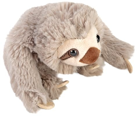 Wild Republic Pocketkins Eco Faultier, Plüschtier, 12 cm, Plüschspielzeug, Hergestellt aus recycelten Materialien, Umweltfreundlich