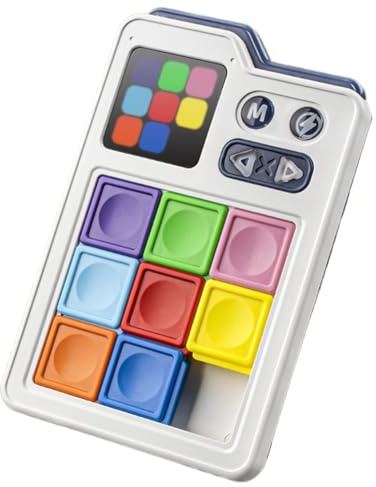 Puzle Deslizante – Juego de Pensamiento electrónico, Rejilla de Bloqueo lógico | Puzzle Inteligente con más de 1000 Niveles, Juguete Interactivo para niños a Partir de 6 años, Juego de portátil