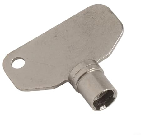 Zilimontt Llave tubular E3-5-15 E3-26-715-15 para puertas de compartimiento de caravana, remolque, cámper, aleación de zinc, acero al carbono, llave hueca (4 muescas)