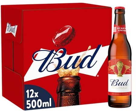 Bud, Birra Bottiglia - Pacco da 12x50cl