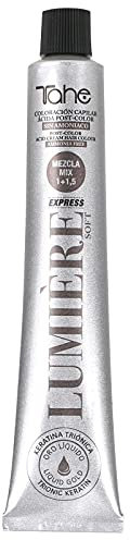 Tahe Coloración Capilar Ácida Post-Color Soft Lumière Express para matizar, reavivar e iluminar, S.01 Iceberg - Natural ceniza, 100 ml