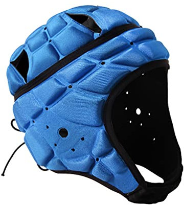 BESPORTBLE Kopfschutz Epilepsie Helm Blau Kappe Helm Flagge Fu? Rugby Scrum Kappe Weiche Shell Fu? Kopfbedeckungen Arts Bedürfnisse Schutz für Jugend Erwachsene Rugby Kopfschutz Camo