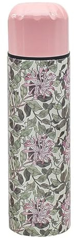 Lesser & Pavey 500ml Designed Stainlesss Steel Water Bottle | Eco Friendly Stainlesss Steel Bottle With Lid & Carry Handle | Honeysuckle Bottles For Office Sports or On The Go - William Morris