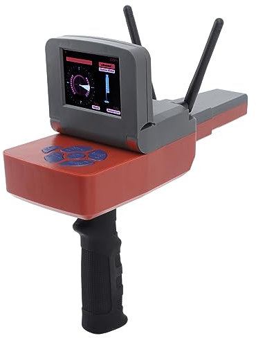 Metalldetektor, Intelligenter Modularer Betrieb, Metallsuche, 30 M Tiefe, Metallscanner mit Anzeigeschatz, für Gold, Silber, Kupfer (EU-Stecker 100-240V)