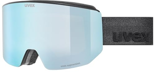 uvex lace ATTRACT, Skidglasögon unisex – vuxen, schwarz dl/FM eisblau-grün, one size