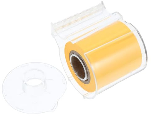 Gogogmee Ruban Adhésif Mémo Multifonctions Orange, Bloc-notes Autocollant Portable 1 Rouleau, Notes Autocollantes sans Résidus pour Bureau, École et Maison, Accessoire de Bureau Pratique