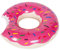 Aufblasbarer Donut Schwimmreifen; Schwimmring für Pool-Partys, Luftmatratze für Strandurlaub und Bade-Abenteuer (Pink, Ø 90 cm)