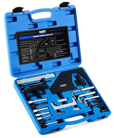 Orion Motor Tech Engine Timing Tool Set, 24 Piece Engine Camshaft Alignment Timing Tool Kit Compatible with Ford Mazda 1.4 1.6 1.7 1.8 2.0 2.3 L, Camshaft Holding Crankshaft Alignment Tool with Case