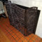 Kamin-Funkenschutz, extra großes 3-Panel-Funkenschutzgitter, kindersicherer Vintage-Kaminschutz mit massivem Bogen, für Holzbrenner/Gasfeuer/offenes Feuer (Farbe: Schwarz) (Antikes Kupfer) Dignified