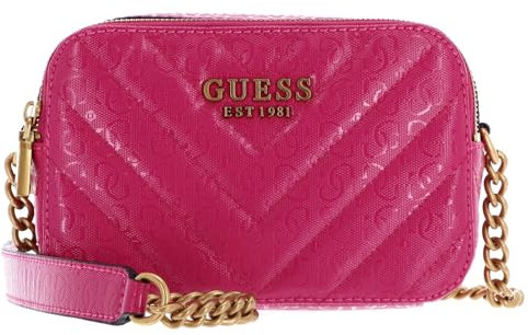 GUESS Jania Crossbody Camera Bag Fuchsia