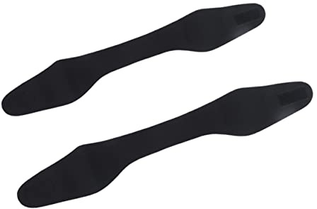 YARNOW Bandeau de Natation Imperméable en Néoprène Noir, Réglable pour Adultes et Garçon et Filles, Protection des Oreilles pour Yoga et Baignade Lac, Lot de 2 Pièces