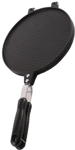 Mikikit Máquina para Hacer Conos y Rollitos Antiadherente Pan Tortitas Cocina Doméstica Molde Horno Multifunción con Mango Antideslizante para Postres y Panadería