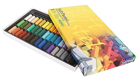Vvikizy 48 Färger Mjuka Pasteller Krita för Teckningsblandning, Pulserande Artistkrita Pastellstift, Lätt Att Blanda, för Thanksgiving-julfödelsedagar, Pigmentmaterial