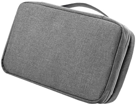 BETOOKY Bolsa de Aseo Plegable Gris, Neceser de Viaje Multifuncional, Organizador Portátil para Cosméticos y Artículos de Higiene, Adecuado para Viajes y Uso Diario