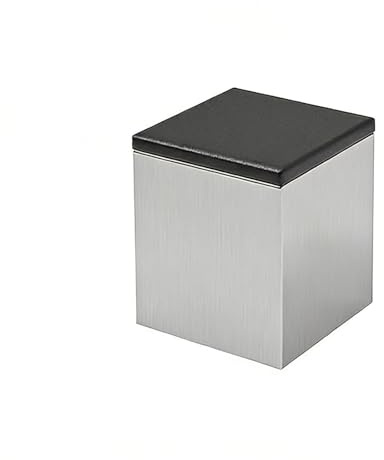 Industriell sittbänk i rostfritt stål med PU-läderklädsel för kommersiellt bruk i barer, kaféer, restauranger och lounger