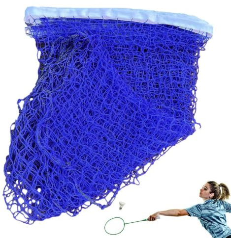 Bärbart badmintonnät, volleybollbadmintonset Lättviktsbadmintonutrustning | Dragsko i nylon för Backyard Beach Park Outdoor Games