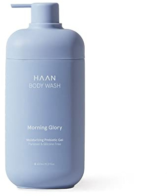 HAAN - Bagnoschiuma ricaricabile per il corpo, con Aloe Vera e prebiotici. Sapone da doccia idratante, Ingredienti naturali. Fraganza Morning Glory
