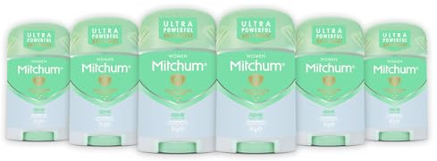 Mitchum Women Triple Odor Defense 48 hr Protection Stick Deodorant and Anti-Perspirant, Unscented, 41 g (Pack of 6)