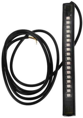 JECOMPRIS fanale posteriore per terzo motociclo strisce LED strisce luminose a LED freno timone Accessori per veicoli elettrici fanali posteriori per accessori per plastica