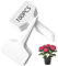 100 Piezas Etiquetas Para Plantas, Marcadores Plastico Huerto Adecuado Para Jardines De Plásticoblanco Forma de T Reutilizable Blanco Adecuado Jardines Huertos O Granjas Semillas Flores Verduras