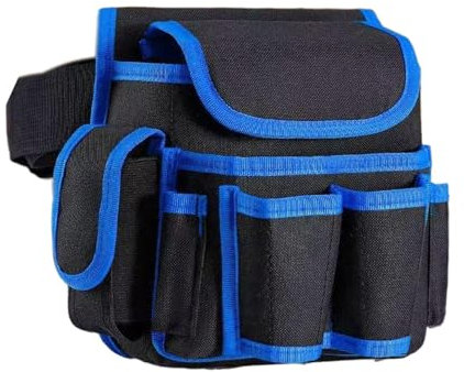 Ceinture À Outils Pour Charpentier | Ceinture Réglable En Tissu Oxford Renforcé Pour Charpentier | Pochette de Rangement Grande Capacité pour Bricolage Jardinage Menuiserie Électricité Maison et