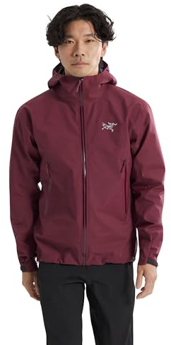 Arc'teryx Beta Jacket Men's | Gore-Tex ePE Shell, Maximum Versatility - Hiking Jacket, Waterproof Rain Jacket | Mars, Medium