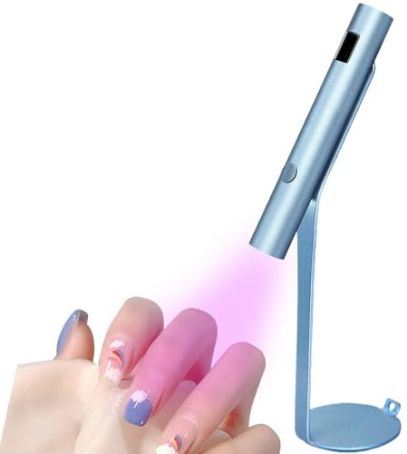 Generico Lampada UV per Unghie - Asciugatore Per Manicure - Asciugatore Portatile Ricaricabile Per Ragazze E Donne Per Salone, Essiccazione Rapida Smalto Unghie Manicure A Casa E In Viaggio