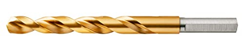 DEWALT DW1328 7/16-Inch Titanium Nitride 3/8-Inch Reduced Shank Split Point Twist Drill Bit, Gold