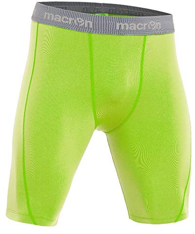 Macron Bermuda Scaldamuscoli Quince Sliding Short Giallo Fluo (M)