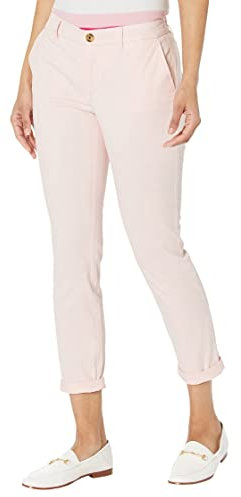 Tommy Hilfiger Damen Hampton Chinohose Hose, Ballerina Pink, 36