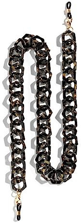 HYPREADER Hochwertige Azetat Bling Bling Brillenkette