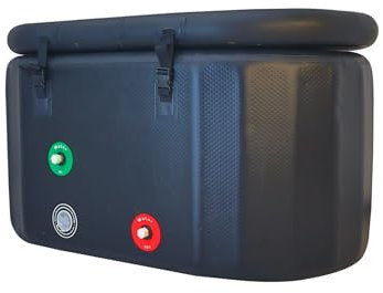 EJIA Ice Bath Tub Cold Plunge Tub for Athletes-Portable Freestanding Bathtub for Recovery and Cold Water Therapy, Portable Ice Barrel Large Recovery Bucket Ice Baths 52 L x 27.5 W x 24.5H