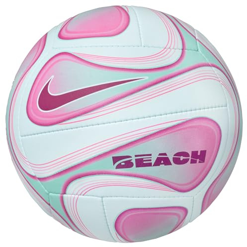 NIKE Unisexe Deflated Ballon de Beach-Volley Glacier Blue/Glacier Blue/Active Pink 5