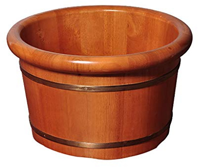 Sauna Barrel, Spa, Sauna,Soak,Handmade Massage Bucket Foot Bath, Wash Feet Basin Tub