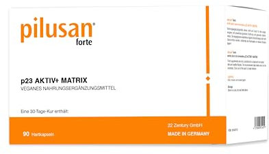 PILUSAN FORTE Haarkapseln - 30 Tage Kur - innovative Haarvitamine für Frauen und Männer - Nahrungsergänzungsmittel Haare - mit Biotin Zink Selen hochdosiert
