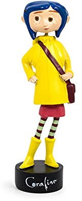 Surreal Entertainment Coraline in Rain Coat PVC Bobble Figure | 5 Inches Tall