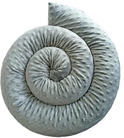 4L Textil Bebeloo Bettschlange Bettkissen Seitenschläferkissen Nackenrolle Schlafkissen Kuschelschlange Stillkissen Zierkissen Zugluftstopper Body Pillow Minky Oeko-TEX (Grau, 180 cm)