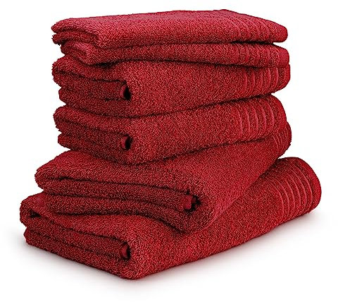 Möve Handtuchset New Classic 6-TLG Handtücher - 2X 30x50 cm + 2X 50x100 cm + 2x67x140 cm, 100% Baumwolle,