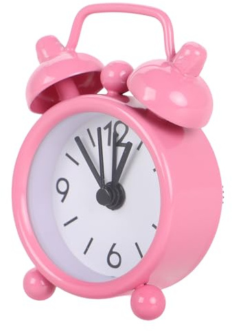GARVALON Fonctionnelle Décorative pour Maison de Poupée Accessoire Rose Réveil Réaliste et Détail Précis