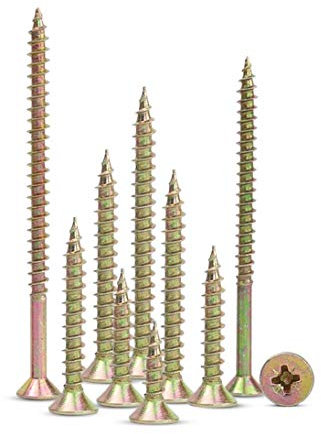 Tornillos de madera alargados, clavos de tablero de fibra, clavos de tablero, tornillos de cabeza plana cruzados, clavos clavos de cabeza avellanada-M5*60