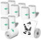10pcs Mini Photo Printer Paper Roll - Adhesive Sticker Paper for Instant Photo Camera (57 X 25mm) - Mini Thermal Printer