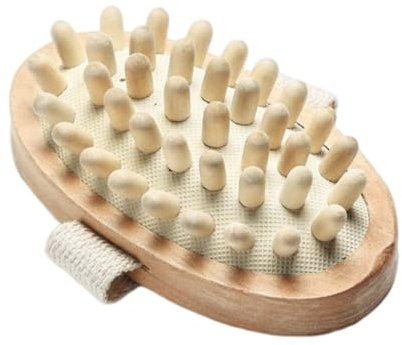 Brosse de massage anti-cellulite en bois pour douche, brosse amincissante pour le corps, relaxation musculaire, massage du cuir chevelu, brosse à shampoing, brosse de massage du cuir chevelu, brosse d