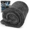 Airlab Auto Trockentuch 1200GSM, Mikrofaser Handtuch 60X40 cm, Saugstarkes Trockentuch Auto Tuch zum Trocknen, Großes Mikrofasertuch für Autopflege, Schwarz