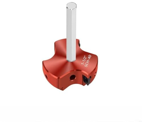Alésoir de tuyau en PVC, outil d'alésoir de raccord de tuyau avec triple lame pour une manipulation facile des raccords en PVC CPVC et ABS (1-1/2)