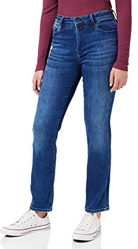 Mavi Damen Kendra Straight Jeans, per Pack Blau (Indigo Blue Sateen STR 28925), No Aplica (Herstellergröße: 31/32)