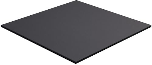 GORILLA SPORTS® Bodenschutzmatte - Einzeln oder 4er Set, 100x100cm, rutschfest, aus Gummi, Schwarz - Schutzmatten, Puzzlematte, Unterlegmatte, Fitnessmatte, Trainingsmatte, Sportmatte