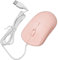 ciciglow Souris de Jeu Filaire, Souris USB Filaire 1200 DPI, Souris Optique Ergonomique pour Ordinateur Portable, Ordinateur Portable, Bureau, PC, Maison, Plug and Play (Rose)