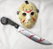 Deluxe Hockey Horror Mask & Machete Set~Jason Style~Halloween Horror Friday 13th