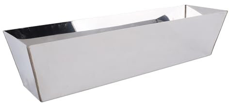 Ciotola di Fango in Acciaio Inossidabile Dimensione 210 Cognello a Parete Secco in Acciaio Inossidabile Barile di Cemento per Malta in Lavorazione, Utensili per gli Strumenti di Pulizia